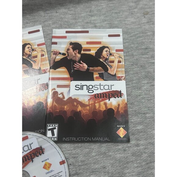 Singstar Amped PlayStation 2 Video Game CD For PC 2006 - Picture 4 of 6